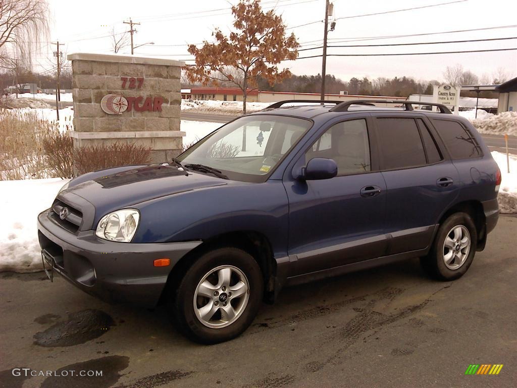 2006 Santa Fe GLS 4WD - Nautical Blue / Gray photo #1