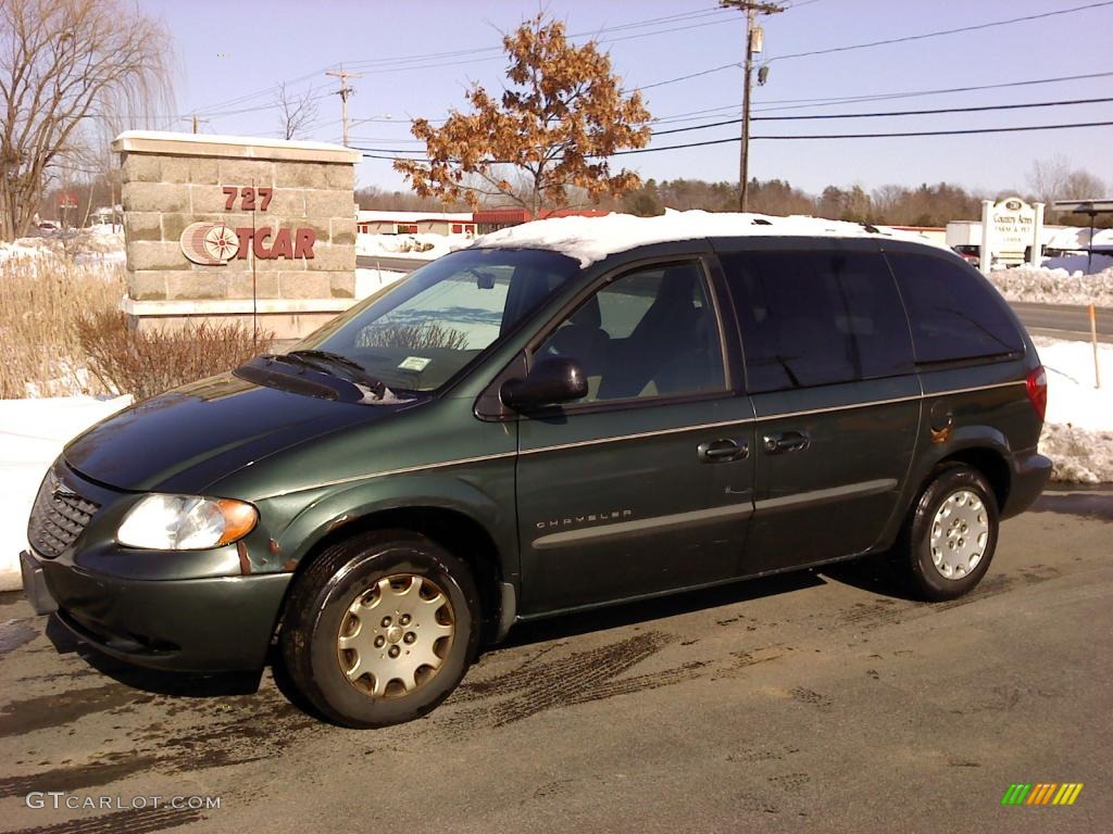 2001 Voyager LX - Shale Green Metallic / Sandstone photo #1