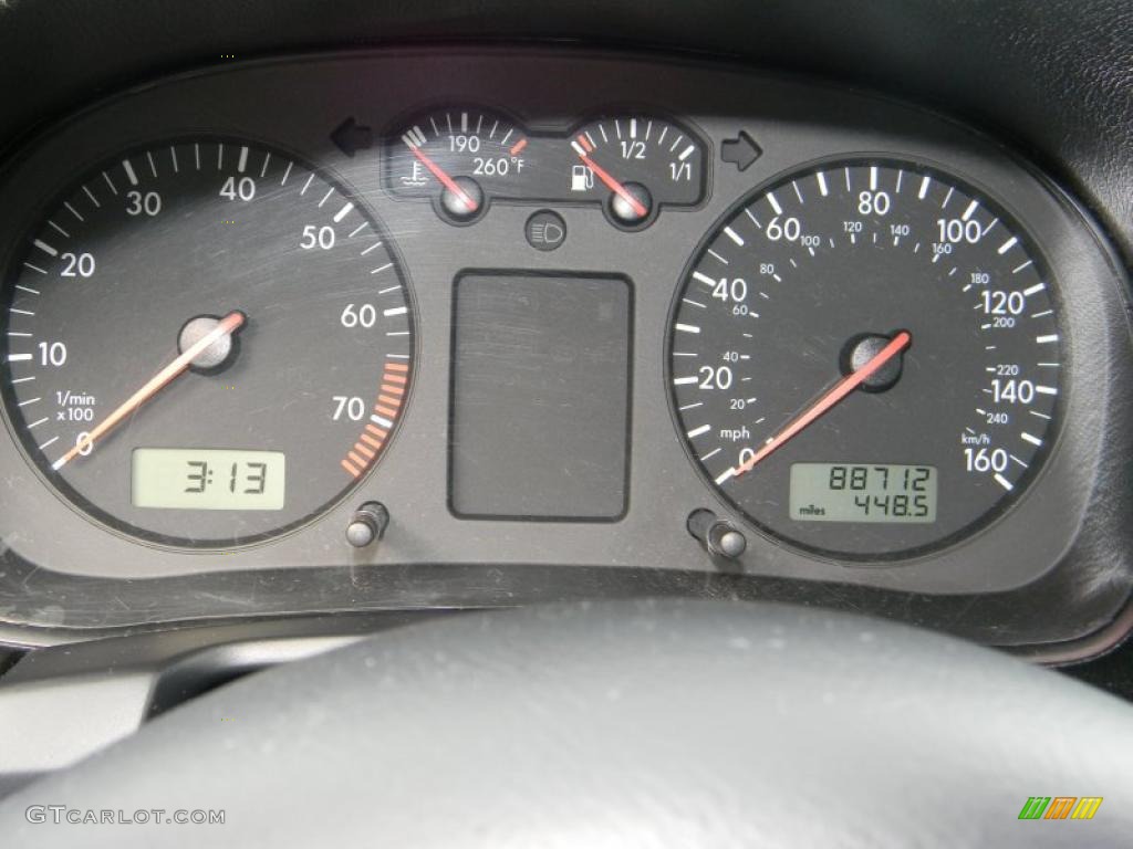 2004 Volkswagen GTI 1.8T Gauges Photo #46490619