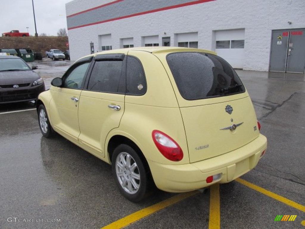 2007 PT Cruiser Touring - Pastel Yellow / Pastel Slate Gray photo #5