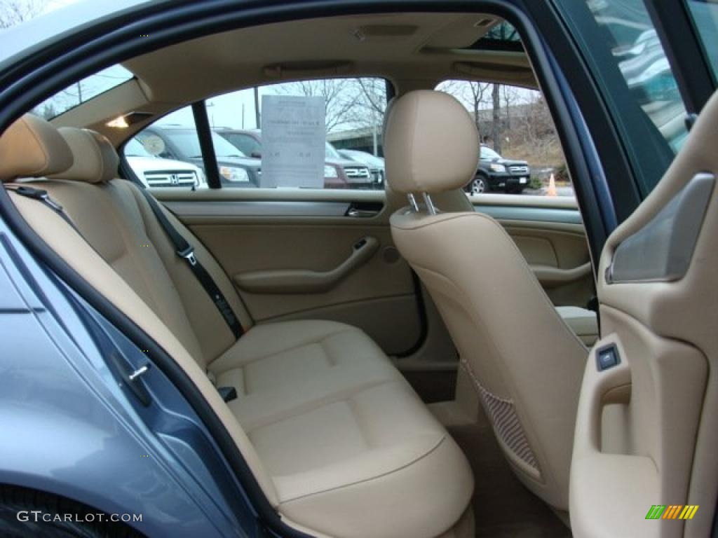 2003 3 Series 325i Sedan - Steel Blue Metallic / Sand photo #21