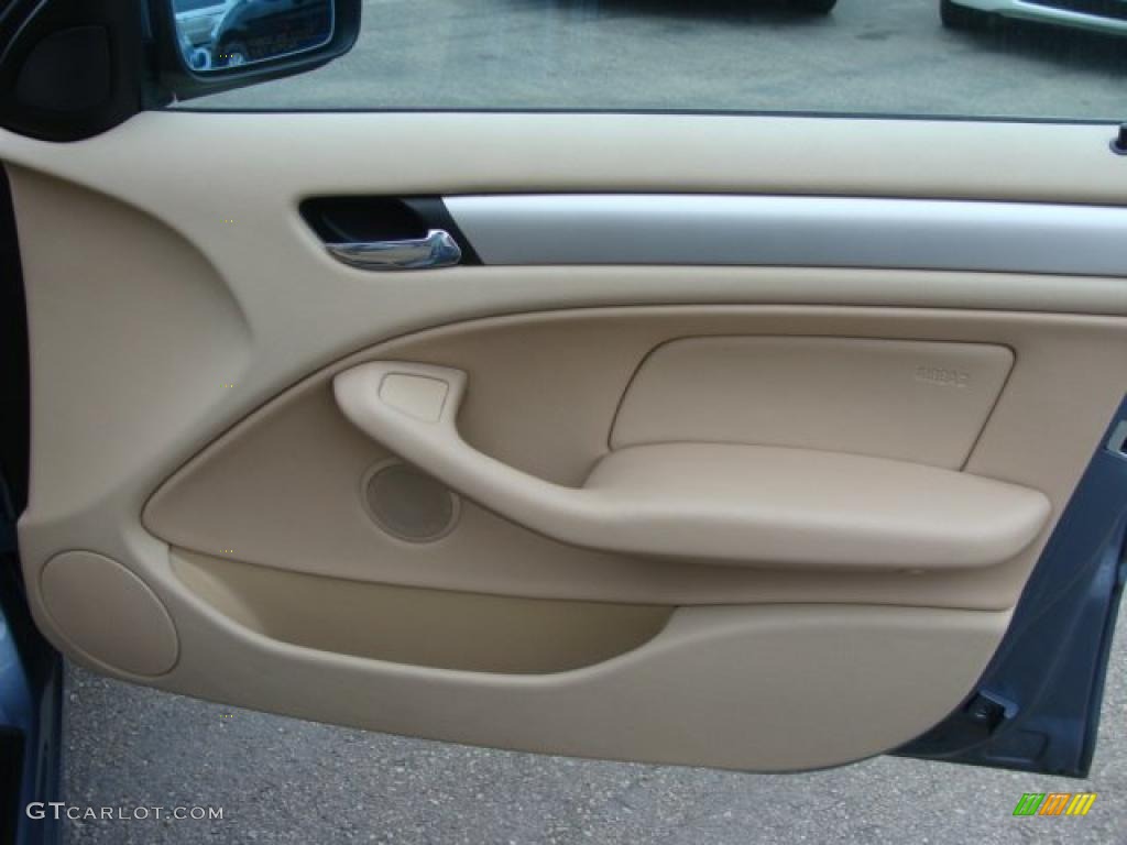 2003 3 Series 325i Sedan - Steel Blue Metallic / Sand photo #22