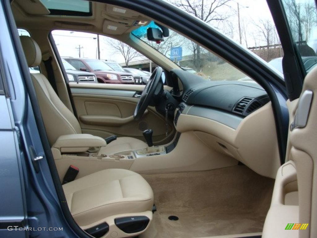 2003 3 Series 325i Sedan - Steel Blue Metallic / Sand photo #23