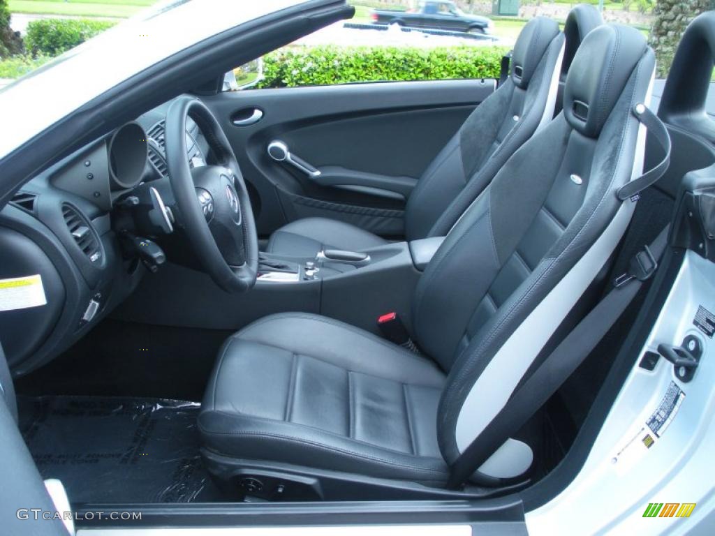 Black Interior 2008 Mercedes-Benz SLK 55 AMG Roadster Photo #46492224