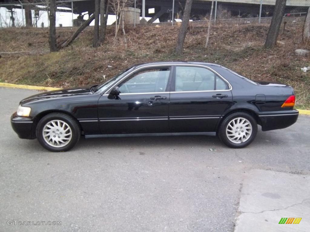 Flamenco Black Pearl Metallic 1998 Acura RL 3.5 Sedan Exterior Photo #46492302