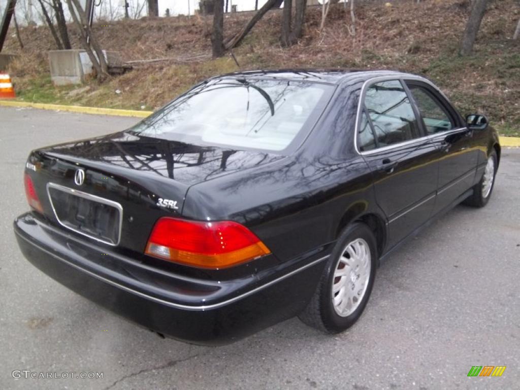 Flamenco Black Pearl Metallic 1998 Acura RL 3.5 Sedan Exterior Photo #46492350
