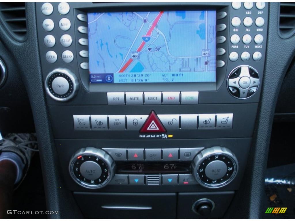 2008 Mercedes-Benz SLK 55 AMG Roadster Controls Photo #46492386