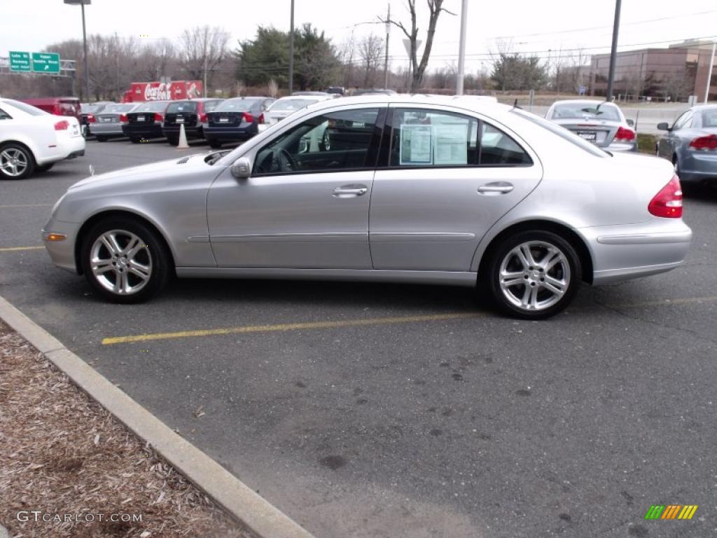 Brilliant Silver Metallic 2006 Mercedes-Benz E 350 4Matic Sedan Exterior Photo #46492575