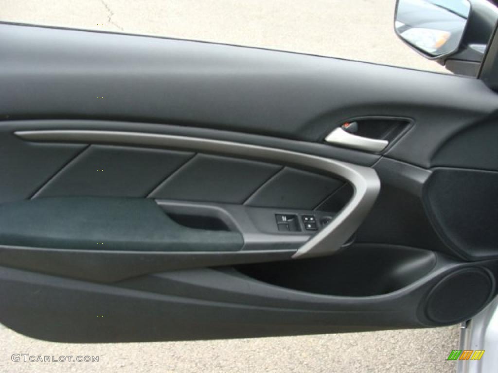 2010 Honda Accord LX-S Coupe Black Door Panel Photo #46492590