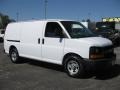 Summit White 2008 Chevrolet Express 1500 Cargo Van Exterior