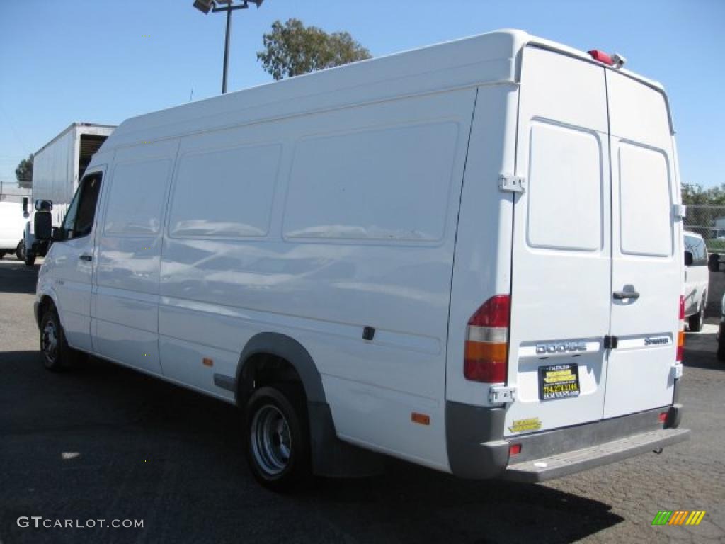 2006 Sprinter Van 3500 High Roof Cargo - Arctic White / Gray photo #4