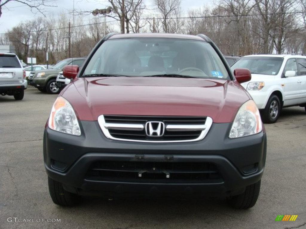 2003 CR-V EX 4WD - Chianti Red Pearl / Saddle photo #2