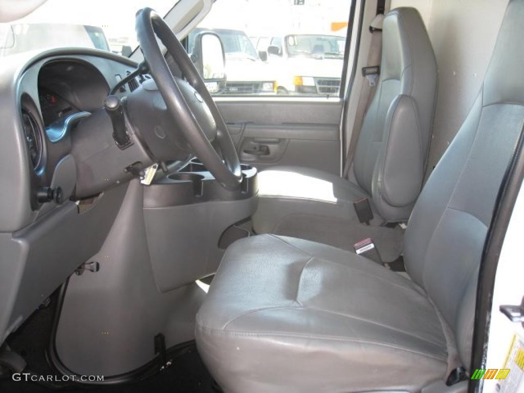 Medium Flint Grey Interior 2007 Ford E Series Van E350 Super Duty Refrigerated Cargo Photo #46493589