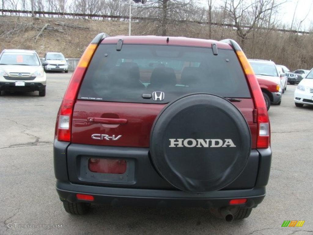 2003 CR-V EX 4WD - Chianti Red Pearl / Saddle photo #6