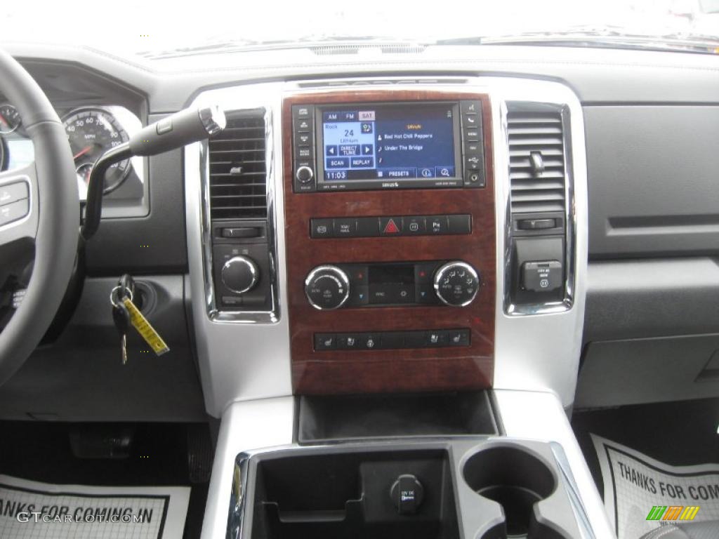 2011 Dodge Ram 3500 HD Laramie Mega Cab 4x4 Dually Controls Photo #46493661