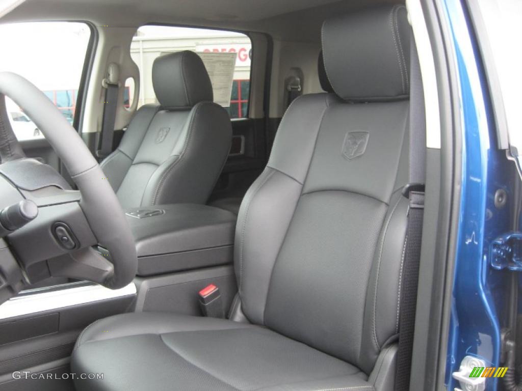 Dark Slate Gray Interior 2011 Dodge Ram 3500 HD Laramie Mega Cab 4x4 Dually Photo #46493703