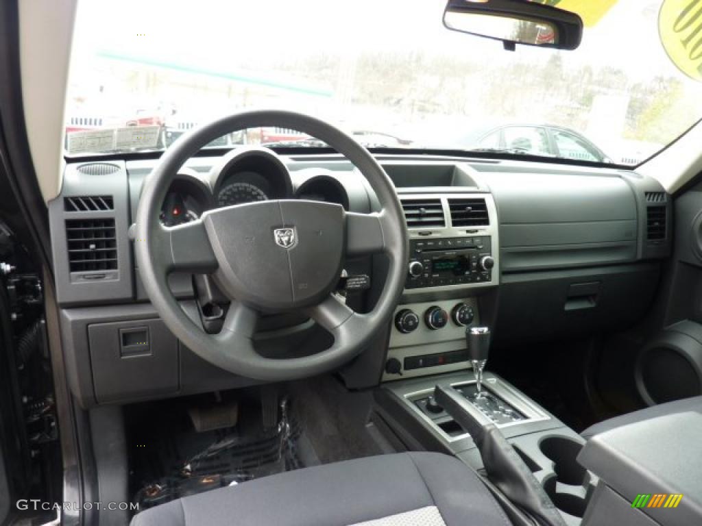2010 Dodge Nitro Heat 4x4 Dark Slate Gray/Light Slate Gray Dashboard Photo #46494057