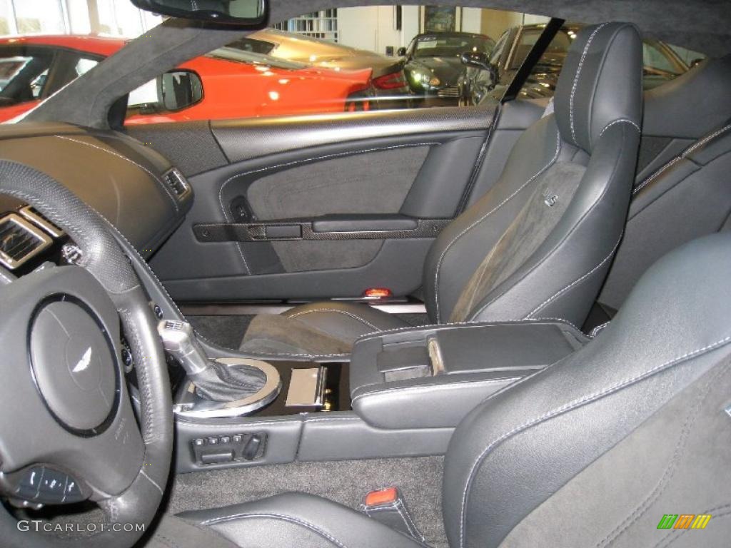 Obsidian Black Interior 2009 Aston Martin DBS Coupe Photo #46494315