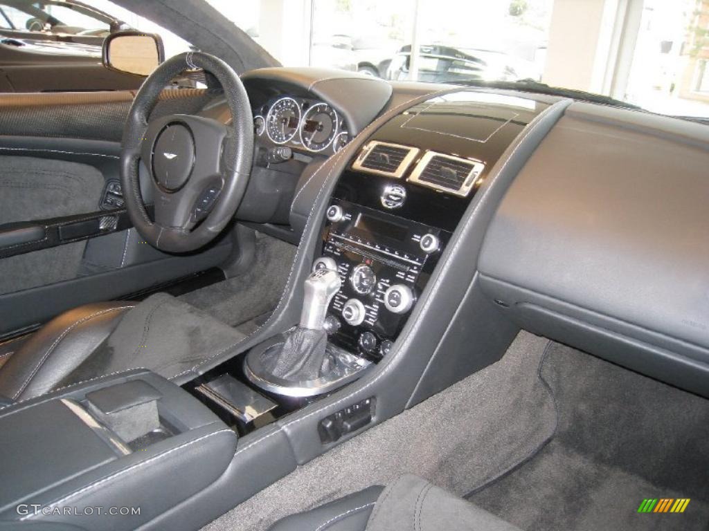 2009 Aston Martin DBS Coupe Obsidian Black Dashboard Photo #46494333