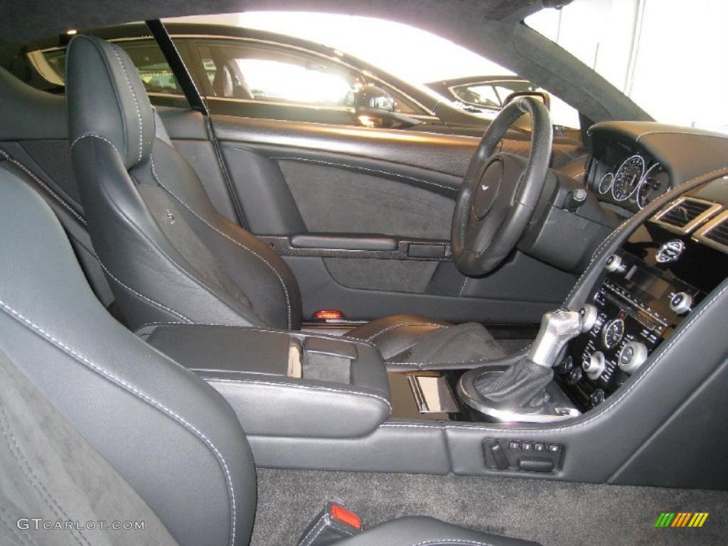 Obsidian Black Interior 2009 Aston Martin DBS Coupe Photo #46494342