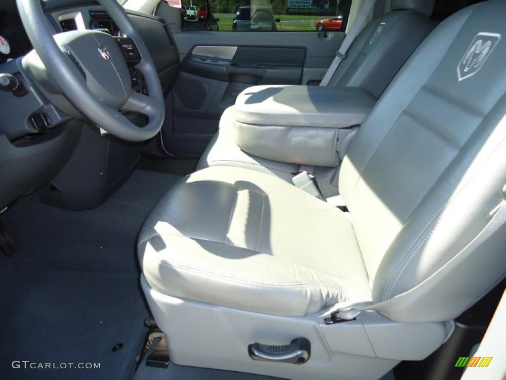 Medium Slate Gray Interior 2007 Dodge Ram 1500 SLT Regular Cab 4x4 Photo #46494891