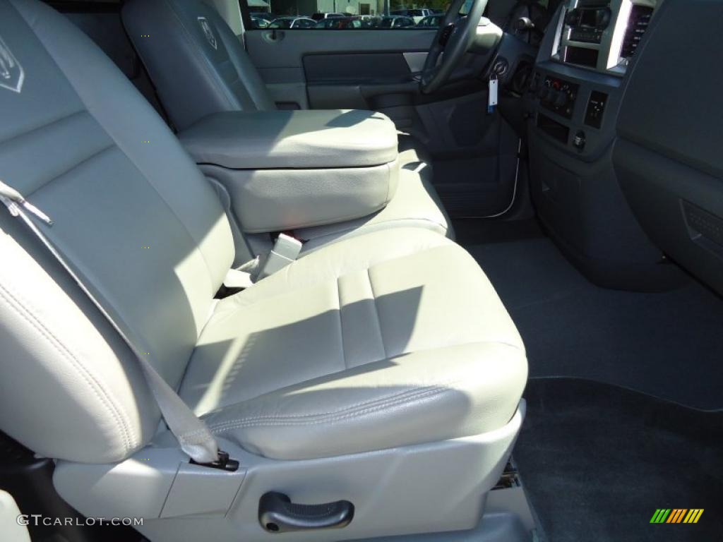 Medium Slate Gray Interior 2007 Dodge Ram 1500 SLT Regular Cab 4x4 Photo #46494954