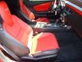 Black/Inferno Orange 2010 Chevrolet Camaro SS/RS Coupe Interior Color