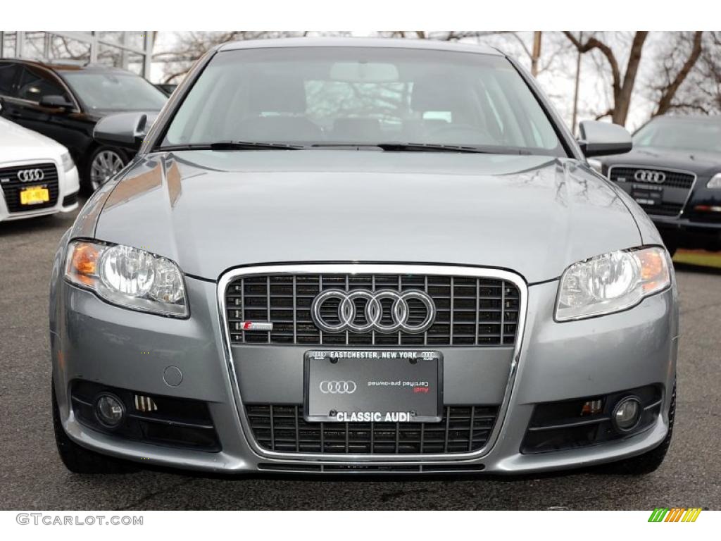 Quartz Grey Metallic 2008 Audi A4 2.0T quattro S-Line Sedan Exterior Photo #46496541