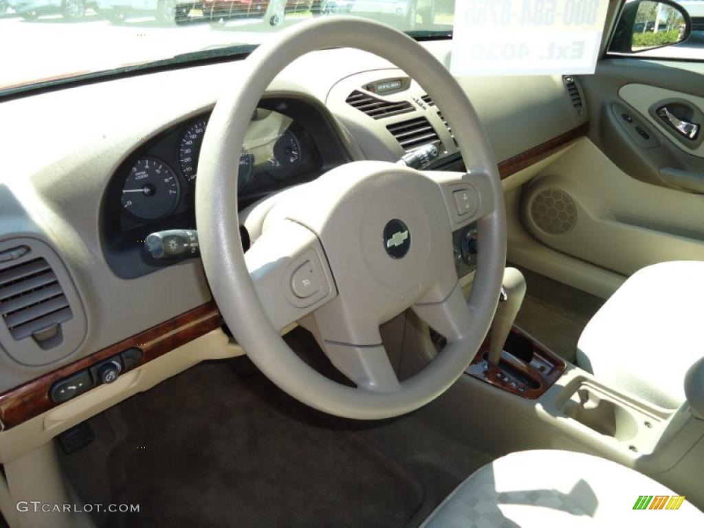 2005 Malibu LS V6 Sedan - Sport Red Metallic / Neutral Beige photo #6