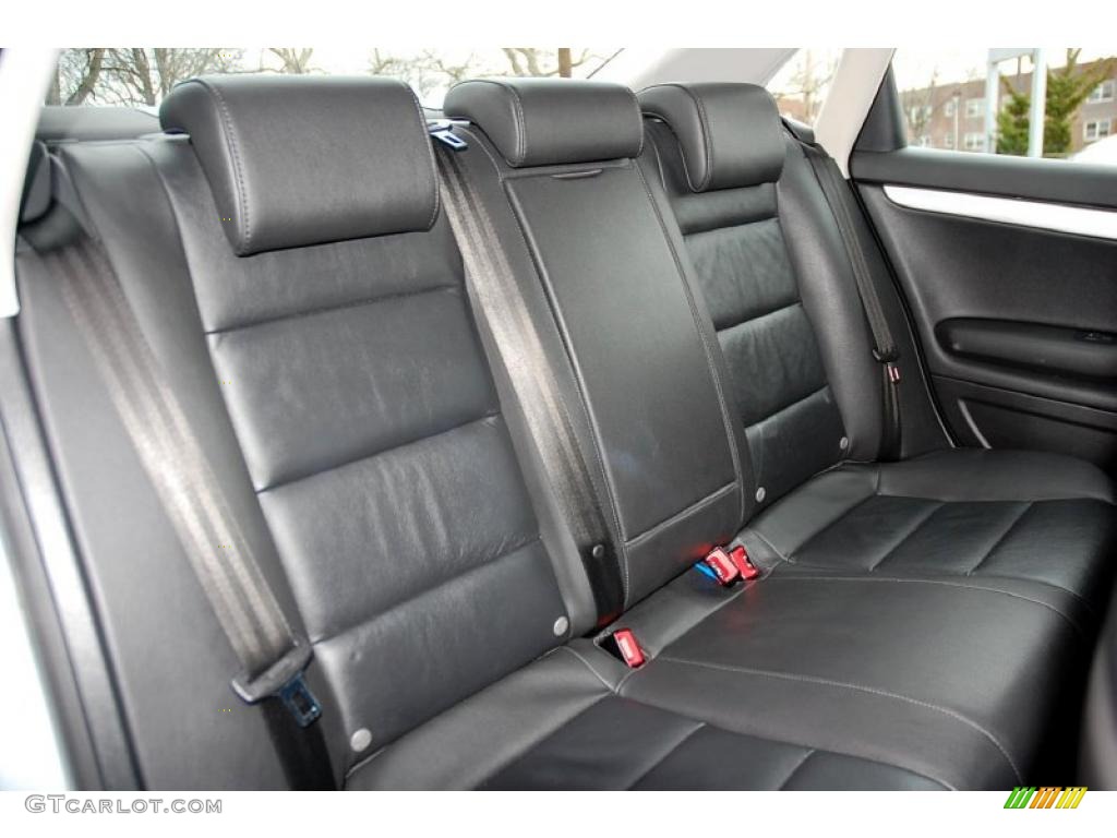 Black Interior 2008 Audi A4 2.0T quattro S-Line Sedan Photo #46496709