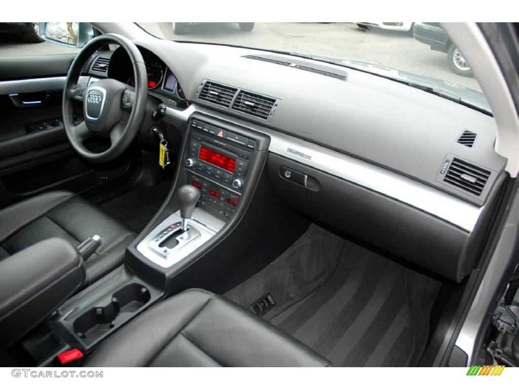 2008 Audi A4 2.0T quattro S-Line Sedan Black Dashboard Photo #46496736
