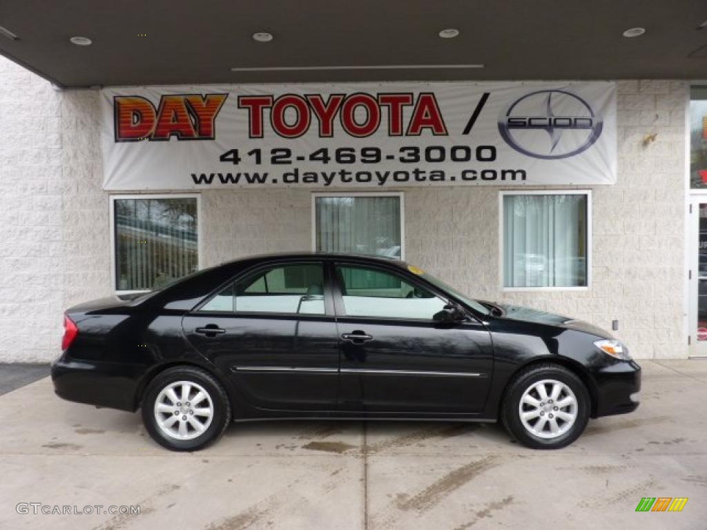 2004 Camry XLE - Black / Stone photo #1