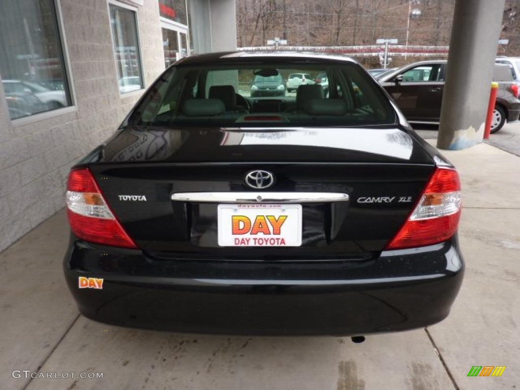2004 Camry XLE - Black / Stone photo #3