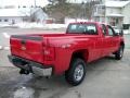 2011 Victory Red Chevrolet Silverado 2500HD Extended Cab 4x4  photo #3