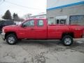 2011 Victory Red Chevrolet Silverado 2500HD Extended Cab 4x4  photo #6