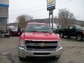 2011 Victory Red Chevrolet Silverado 2500HD Extended Cab 4x4  photo #8