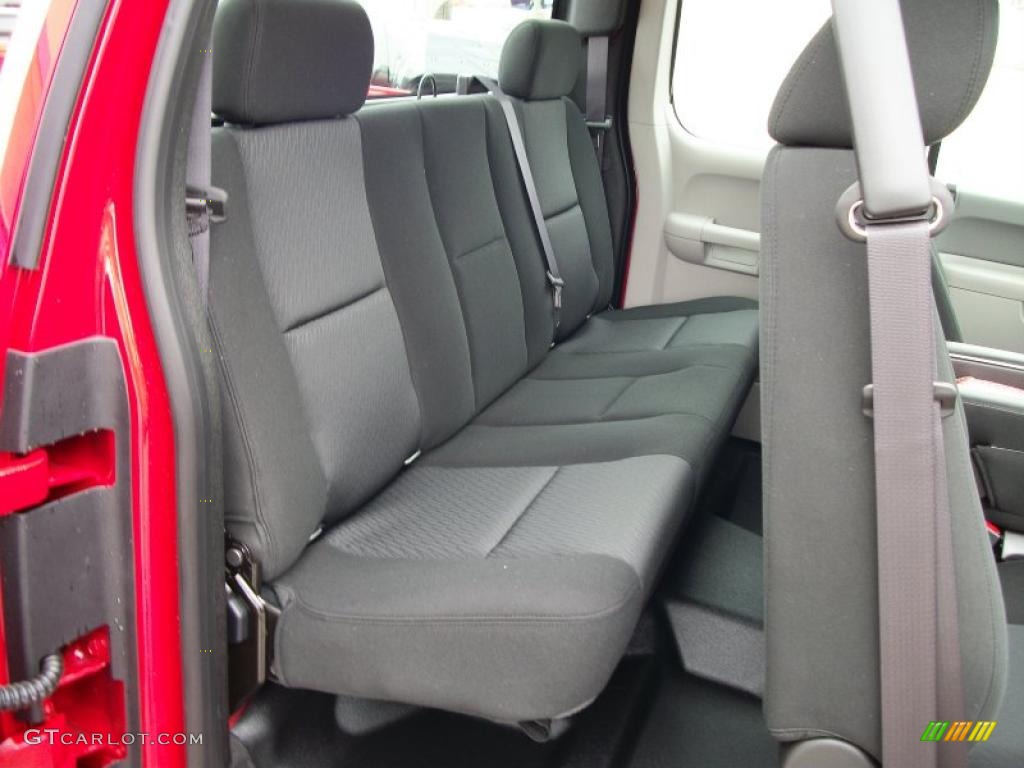Dark Titanium Interior 2011 Chevrolet Silverado 2500HD Extended Cab 4x4 Photo #46497132