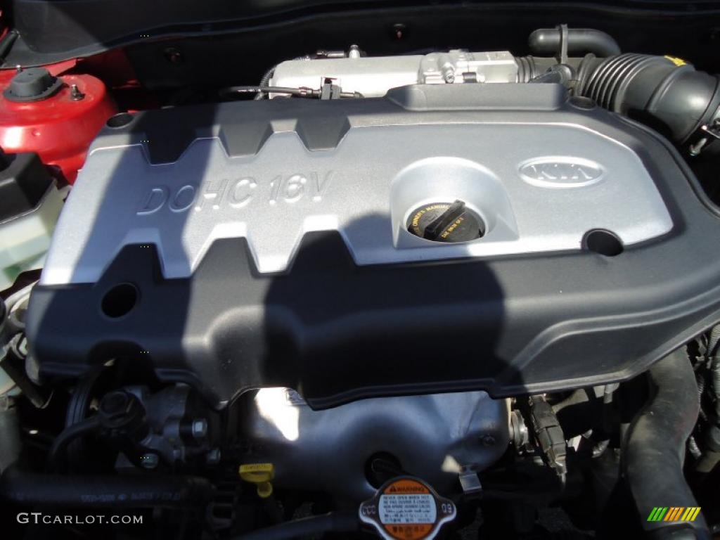 2006 Kia Rio Sedan 1.6 Liter DOHC 16-Valve VVT 4 Cylinder Engine Photo #46497153