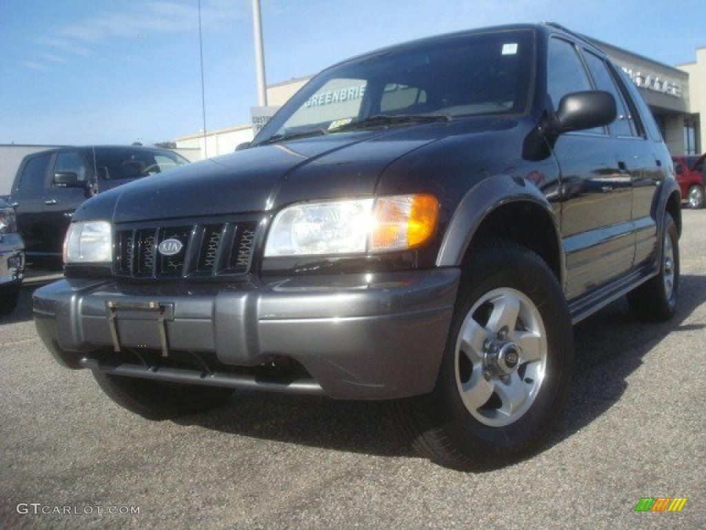 2002 Sportage  - Black / Gray photo #1