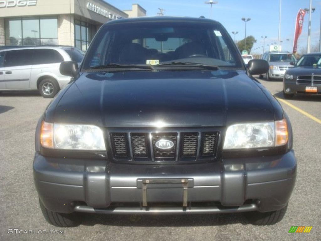 2002 Sportage  - Black / Gray photo #8