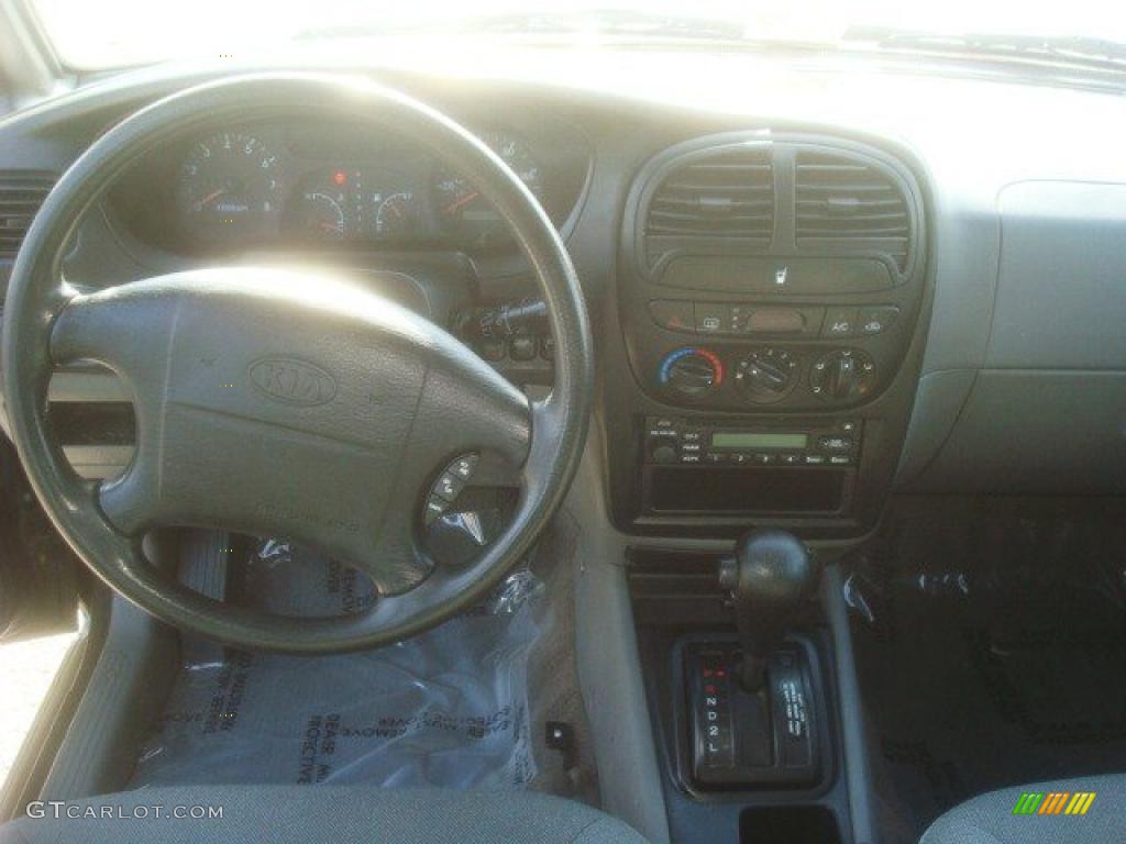 2002 Sportage  - Black / Gray photo #11