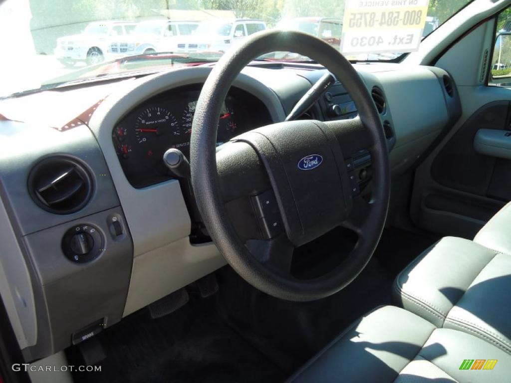 2006 F150 STX SuperCab - Bright Red / Medium/Dark Flint photo #6