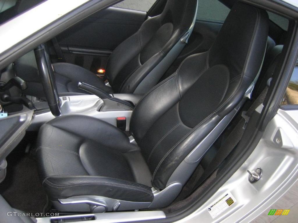 Black Interior 2007 Porsche 911 Carrera 4 Coupe Photo #46498047