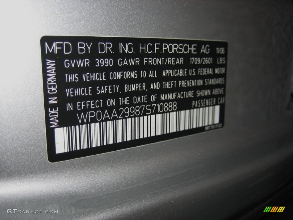 2007 911 Carrera 4 Coupe - Arctic Silver Metallic / Black photo #40