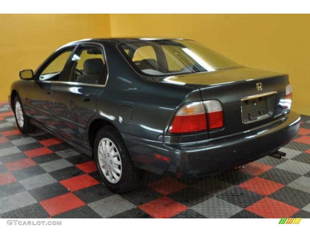 1996 Accord LX Sedan - Dark Eucalyptus Green Pearl Metallic / Gray photo #3