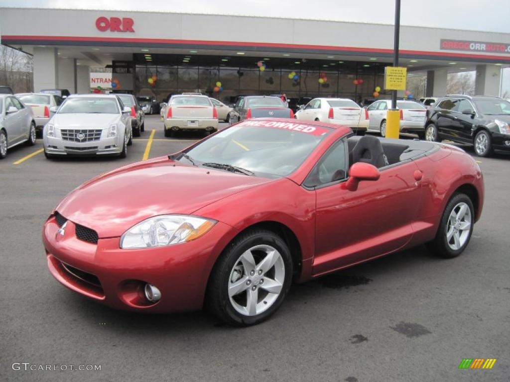 2008 Eclipse Spyder GS - Rave Red / Dark Charcoal photo #1