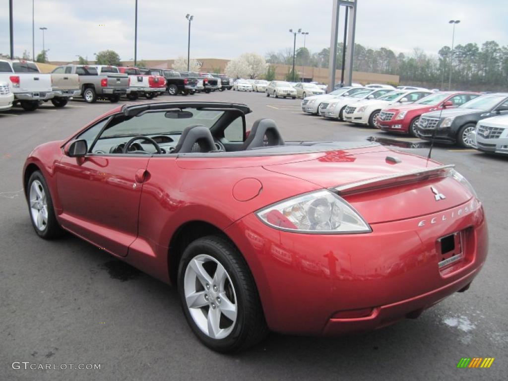 2008 Eclipse Spyder GS - Rave Red / Dark Charcoal photo #2