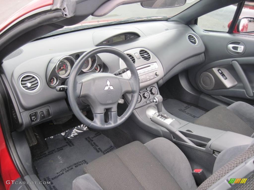 2008 Eclipse Spyder GS - Rave Red / Dark Charcoal photo #10