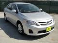 Classic Silver Metallic 2011 Toyota Corolla LE Exterior