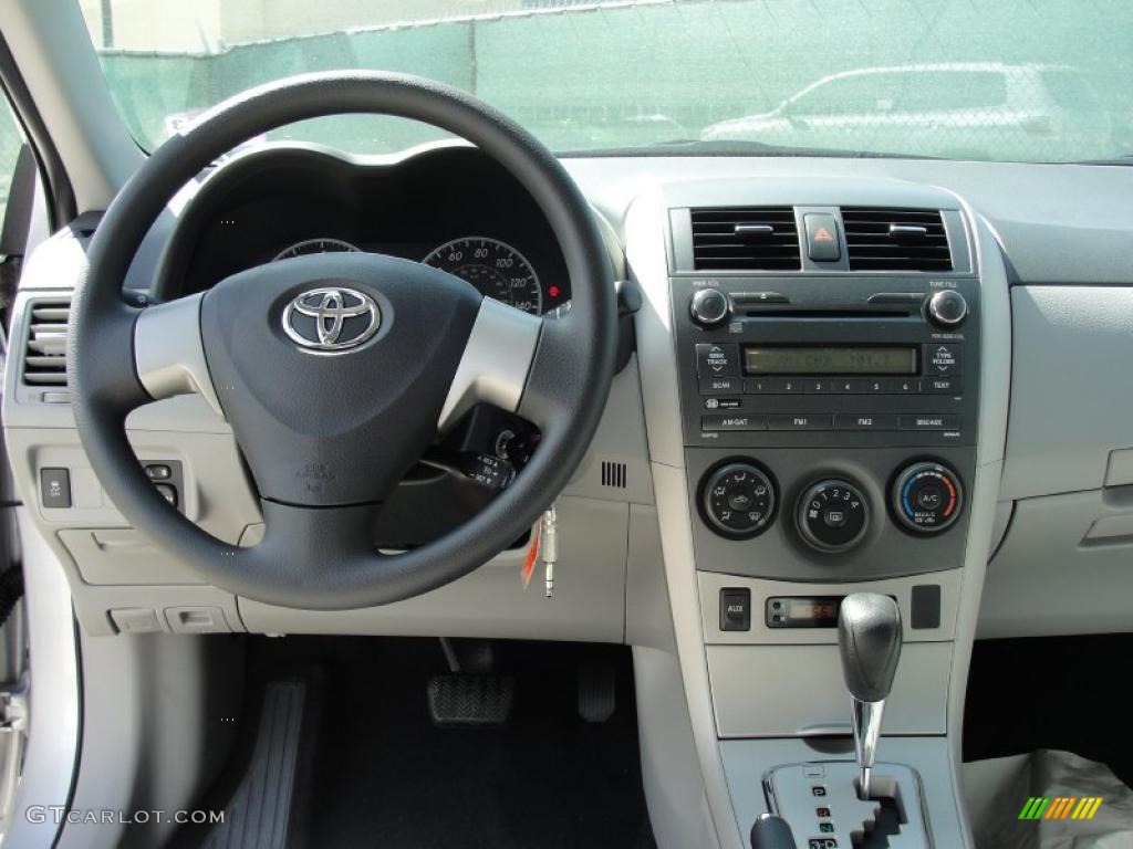 2011 Toyota Corolla LE Ash Dashboard Photo #46501769
